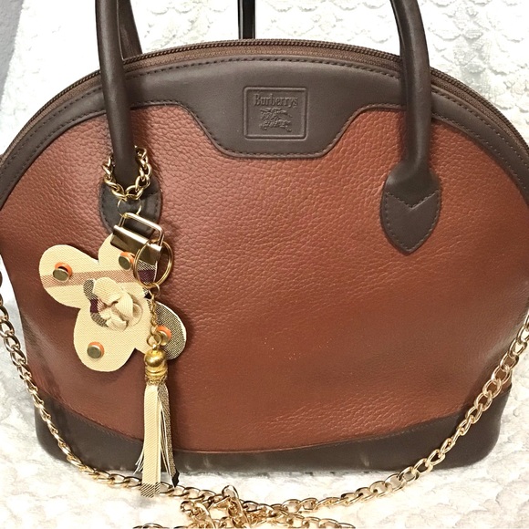 Burberry Leather 2 Way Satchel - Picture 4 of 12